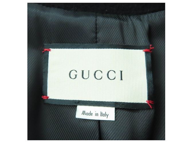 Abrigo de lana Gucci Negro - vista 7