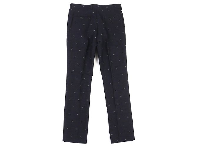 Fendi Monster Eye Baumwollhose Blau Marineblau - Ansicht 2
