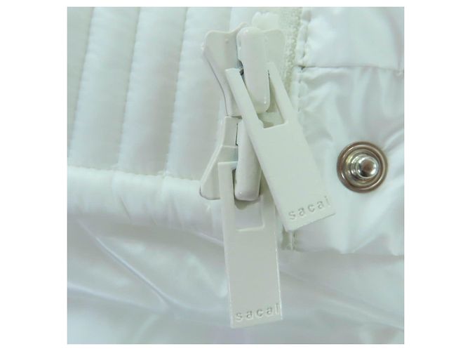 Giacca Piumino Sacai Multicolor Bianco Blu chiaro - vista 6
