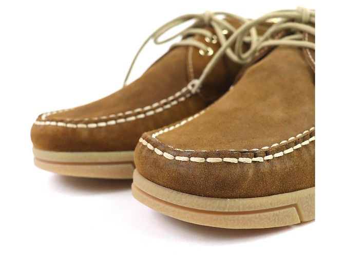 Mocassini in camoscio TOM FORD Marrone - vista 5