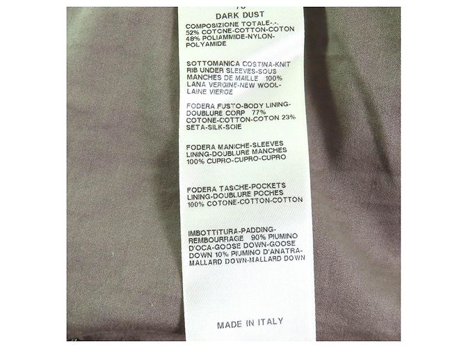 Rick Owens Blouson Cotton Nylon Jacket Verde Caqui - vista 10