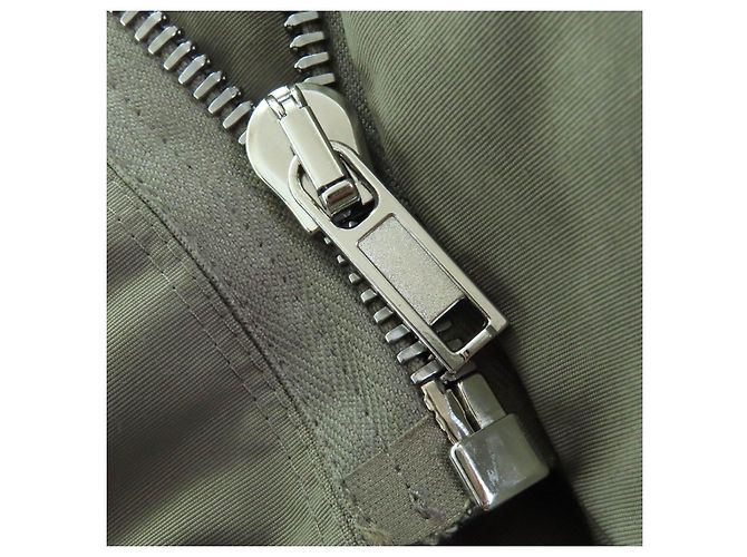 Rick Owens Blouson Cotton Nylon Jacket Verde Caqui - vista 6