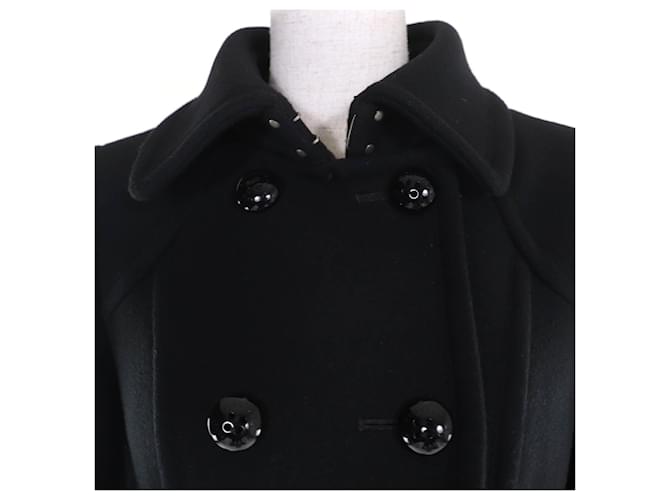 Abrigo Burberry Blue Label de algodón Negro - vista 4