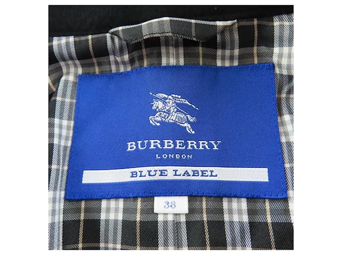 Abrigo Burberry Blue Label de algodón Negro - vista 7