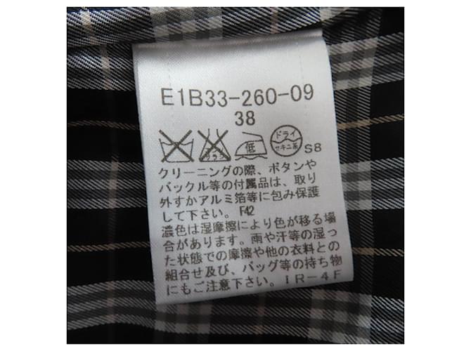 Abrigo Burberry Blue Label de algodón Negro - vista 8