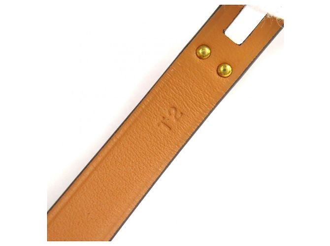 Bracciale in pelle Hermès Mini Kelly Double Tour Lucky Daisy Marrone - vista 10