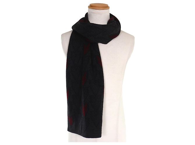 Louis Vuitton Escharpe Triple V Wool Scarf Marrone - vista 4