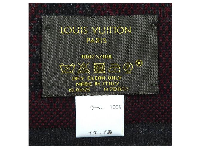Louis Vuitton Escharpe Triple V Wool Scarf Marrone - vista 8