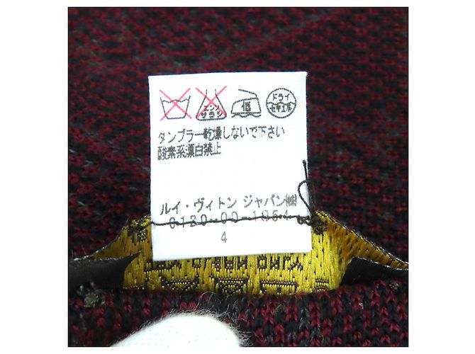 Louis Vuitton Escharpe Triple V Wool Scarf Marrone - vista 9