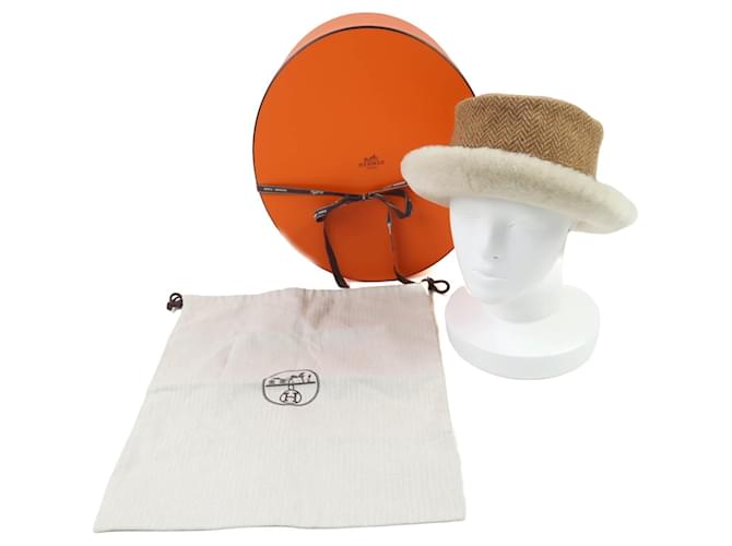 Hermès Wollhut 57 Braun - Ansicht 2