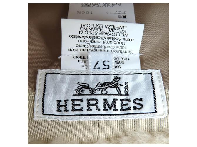 Hermès Wollhut 57 Braun - Ansicht 8