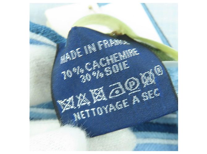 Sciarpa in cashmere Hermès Stall ET GRIS GRIS Marrone - vista 8