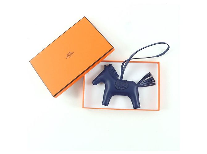 Hermès Rodeo Charm Touch MM Charm Blu - vista 2