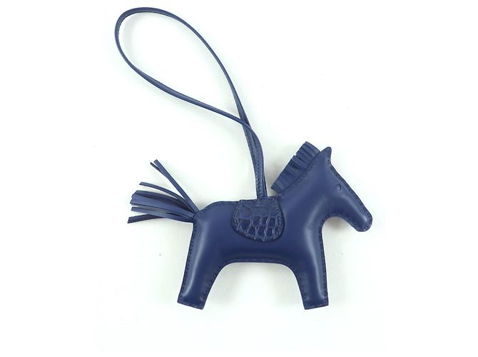 Hermès Rodeo Charm Touch MM Charm Blu - vista 3