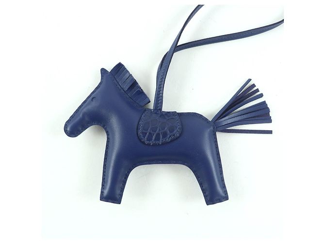 Hermès Rodeo Charm Touch MM Charm Blu - vista 4