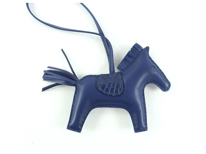 Hermès Rodeo Charm Touch MM Charm Blu - vista 5