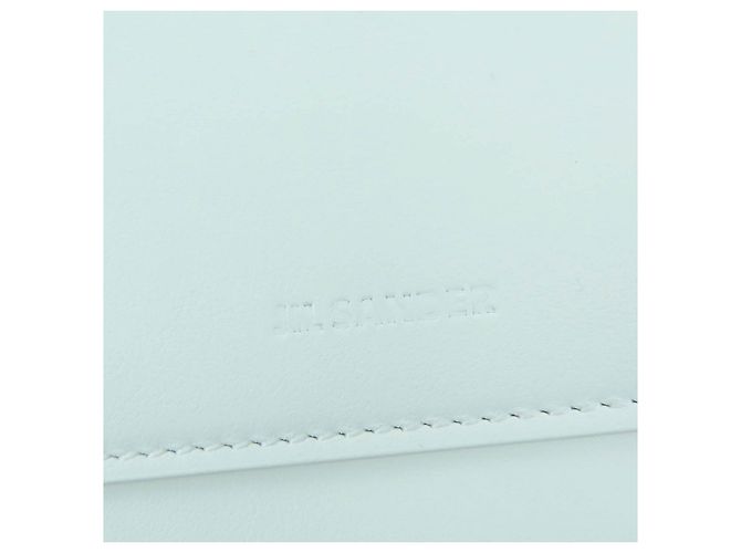 Cartera larga de piel con logo Jil Sander Blanco - vista 7