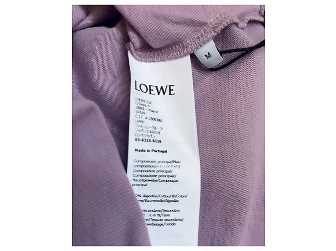 Cropped Loewe Anagram de Algodón Rosa - vista 5