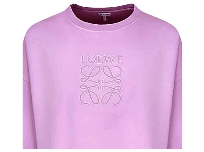 Cropped Loewe Anagram de Algodón Rosa - vista 6