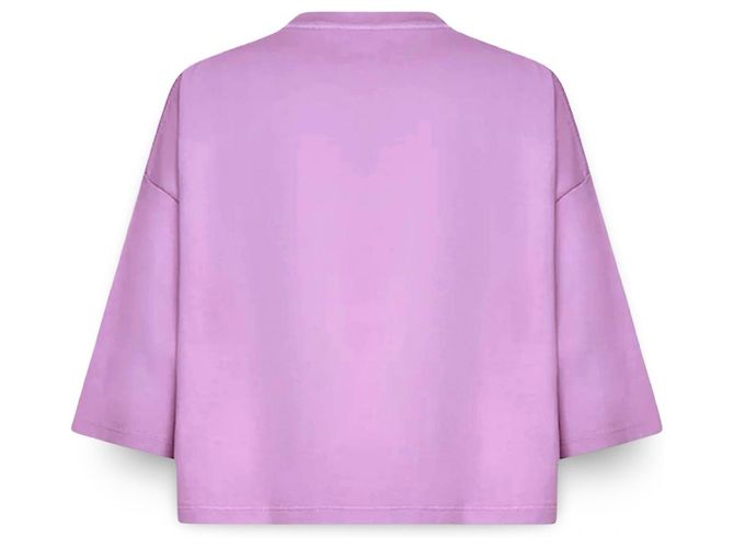 Cropped Loewe Anagram de Algodón Rosa - vista 7