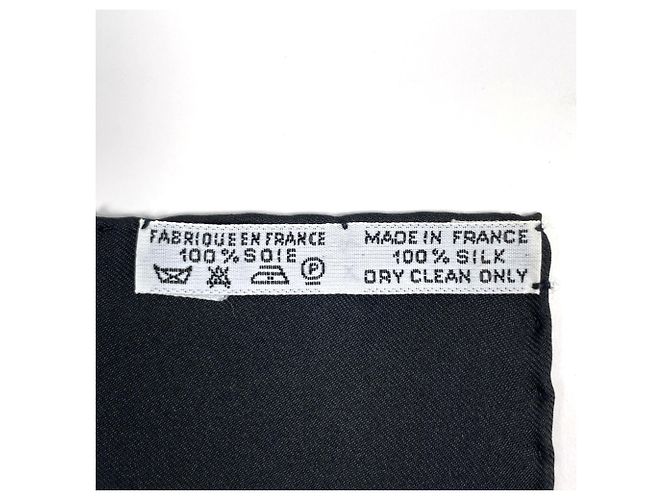 Hermès Foulard Hermes Carre 90 KOSMIMA Nero - vista 2