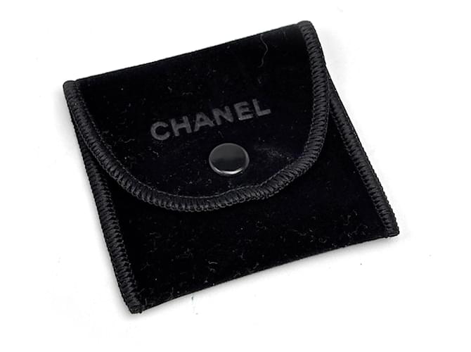Chanel Coco Mark Camellia Design Bandring Schwarz Silber - Ansicht 5