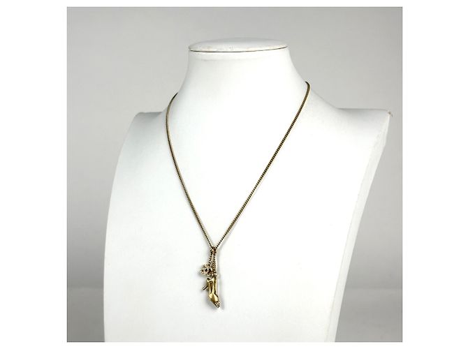 Collana Chanel placcata in oro con strass D'oro - vista 6