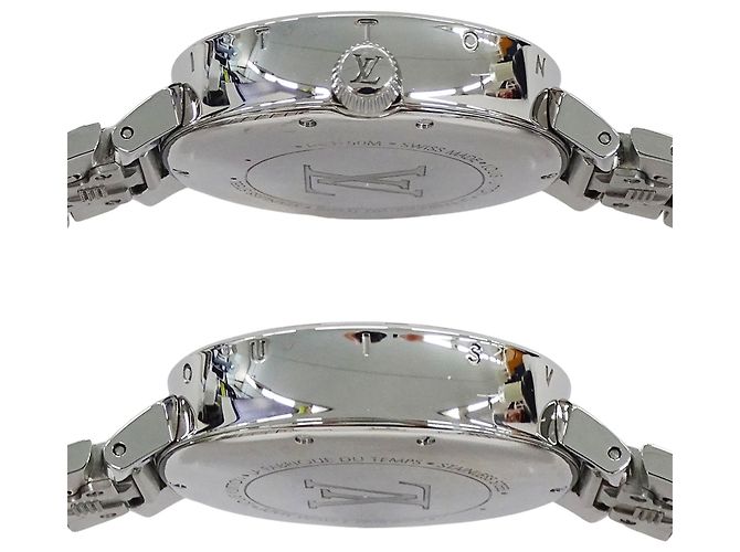 Reloj Louis Vuitton Tambour Moon Dual Time para mujer - vista 3