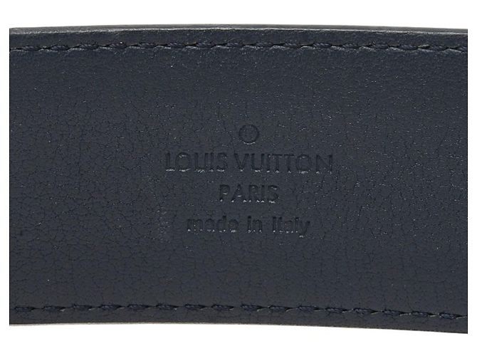 Louis Vuitton Monogram Ceinture Stamp Belt Braun Weiß Marineblau Monogramm - Ansicht 6
