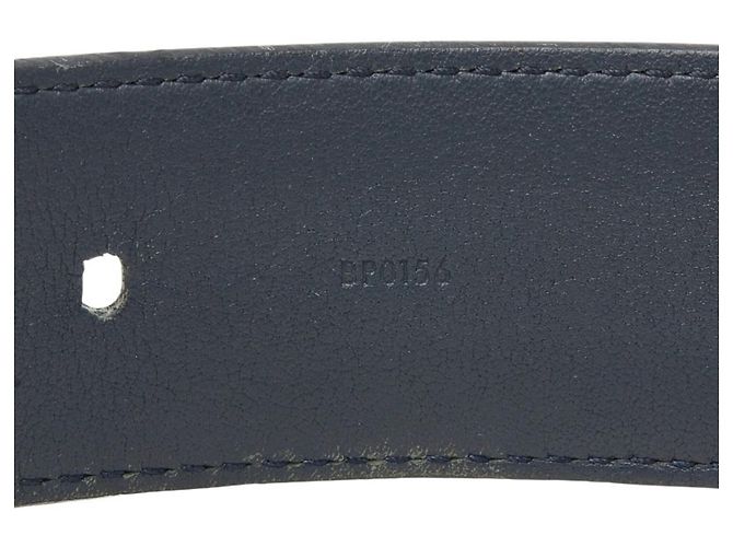 Louis Vuitton Monogram Ceinture Stamp Belt Braun Weiß Marineblau Monogramm - Ansicht 8