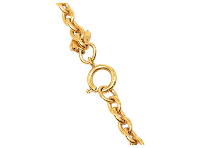 Collana Chanel Logo Placcata Oro D'oro - vista 4