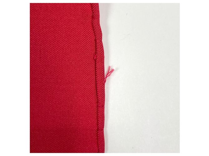 Hermès Hermes Carre 90 L’Hiver en Poste Schal Rot Mehrfarben - Ansicht 4