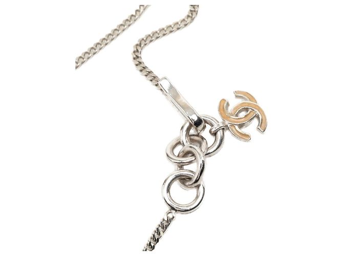 Collana Chanel Coco Mark Motivo Trifoglio Beige - vista 4