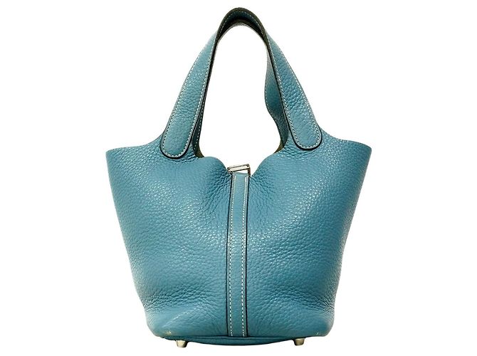 Hermès Hermes Picotin Lock PM Handtasche Blau - Ansicht 11