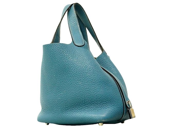 Hermès Hermes Picotin Lock PM Handtasche Blau - Ansicht 2