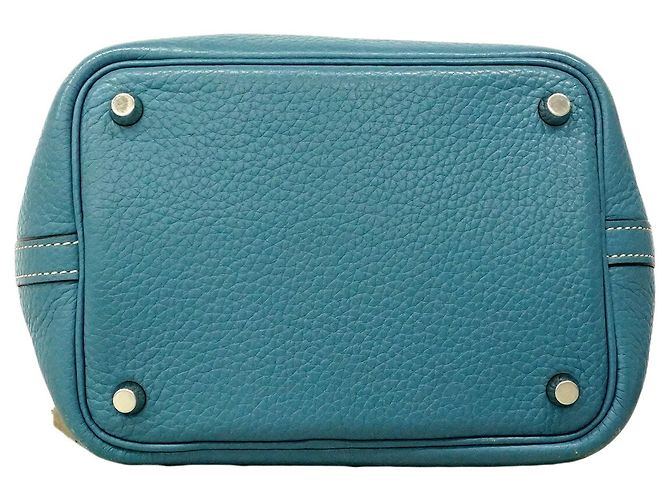 Hermès Hermes Picotin Lock PM Handtasche Blau - Ansicht 3