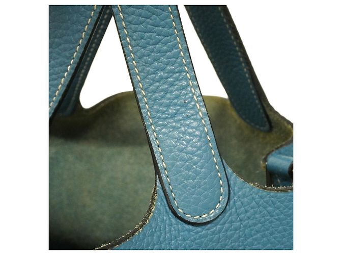 Hermès Hermes Picotin Lock PM Handtasche Blau - Ansicht 9
