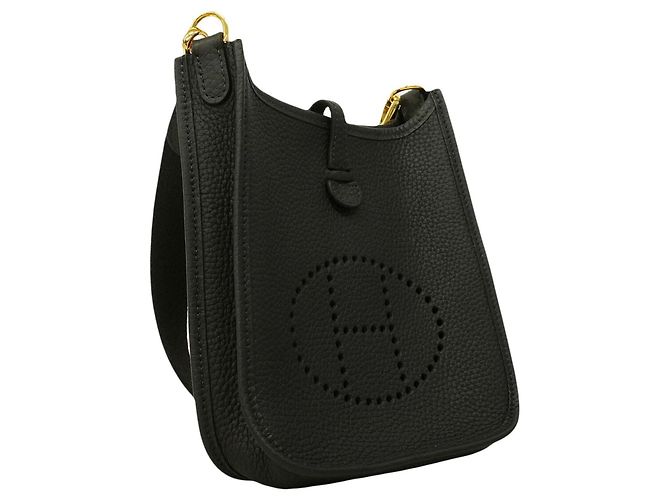 Hermès Borsa a Tracolla Hermes Evelyne TPM Blu navy - vista 2