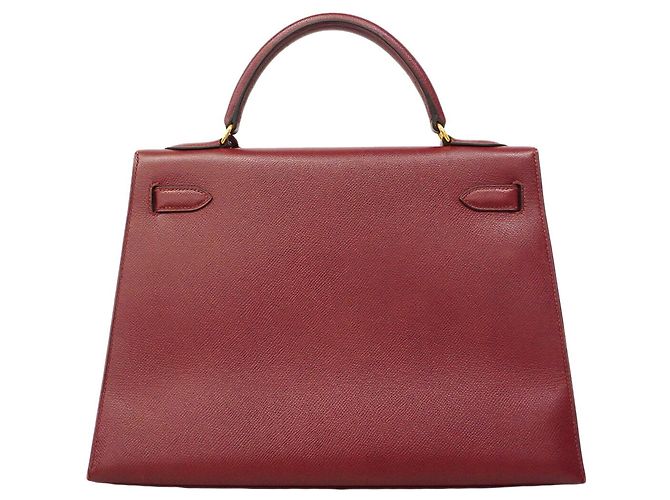 Hermès Borsa Hermes Kelly 32 Rosso - vista 13