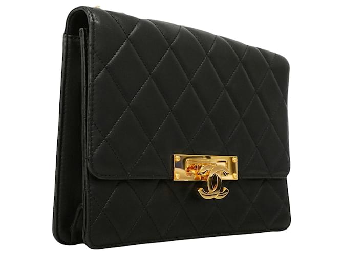 Bolso de hombro Chanel Matelassé Negro - vista 2