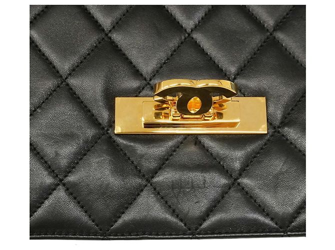 Bolso de hombro Chanel Matelassé Negro - vista 8