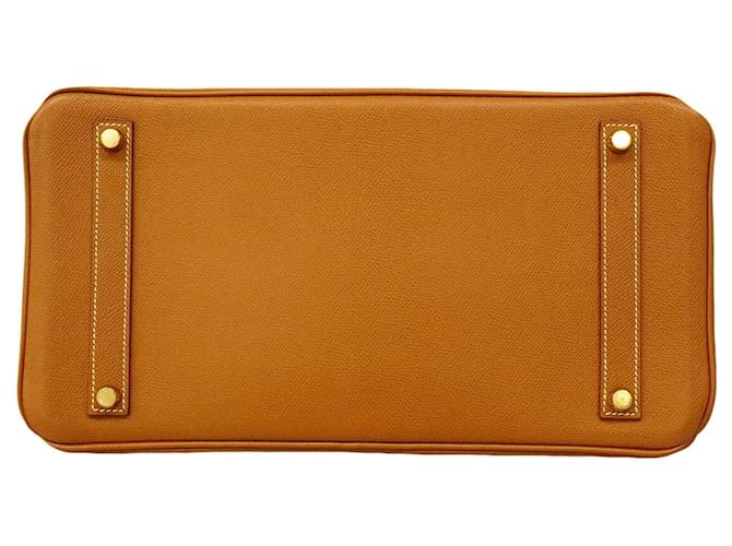 Hermès Borsa Hermes Birkin 35 D'oro - vista 3