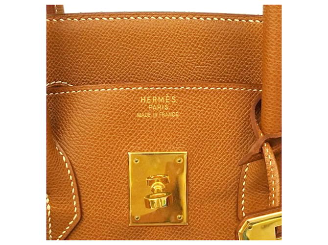 Hermès Borsa Hermes Birkin 35 D'oro - vista 5