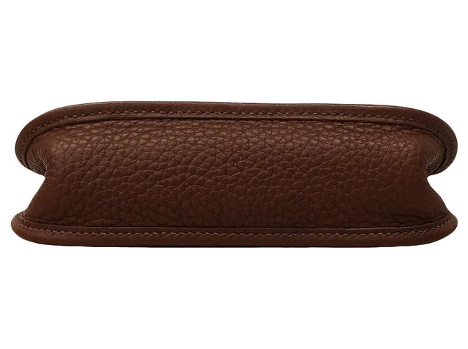 Hermès Borsa a tracolla Hermes Evelyne TPM Marrone - vista 3