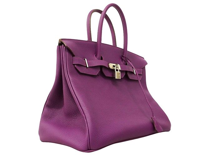 Hermès Borsa Hermes Birkin 35 Togo Anemone - vista 2