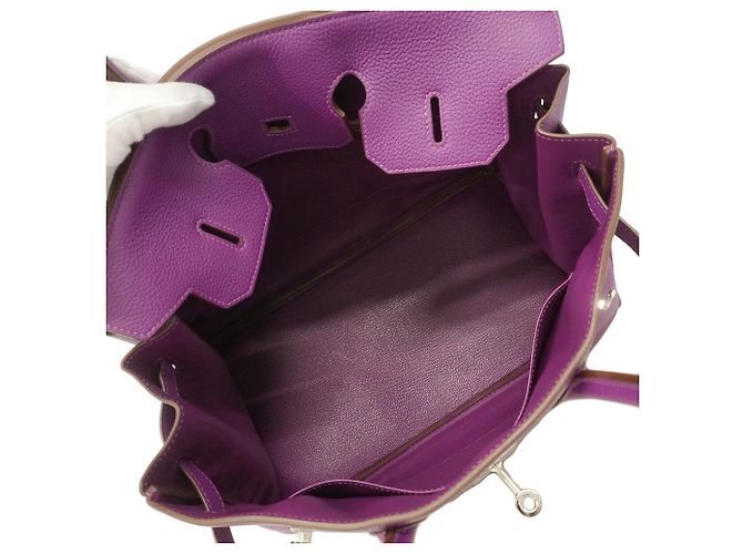 Hermès Borsa Hermes Birkin 35 Togo Anemone - vista 4