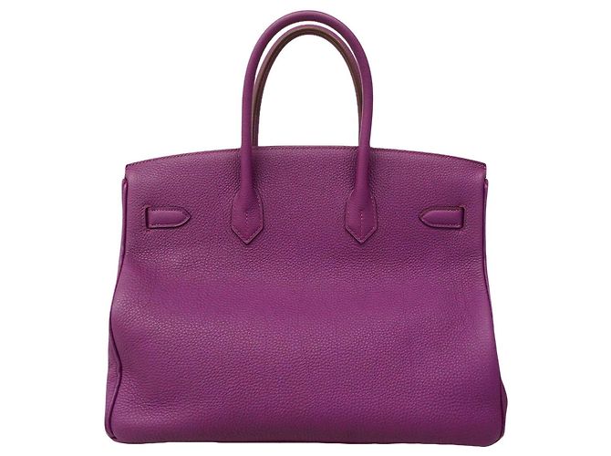 Hermès Borsa Hermes Birkin 35 Togo Anemone - vista 7
