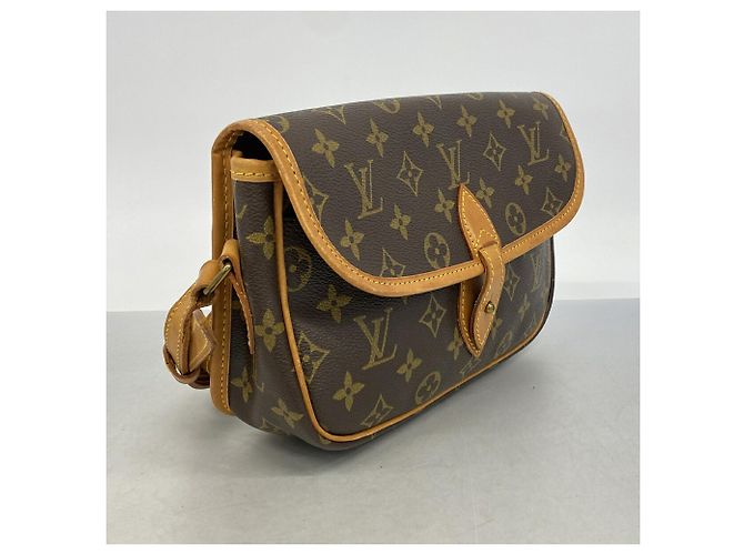 Borsa a tracolla Louis Vuitton Monogram Gibeciere PM Marrone - vista 2
