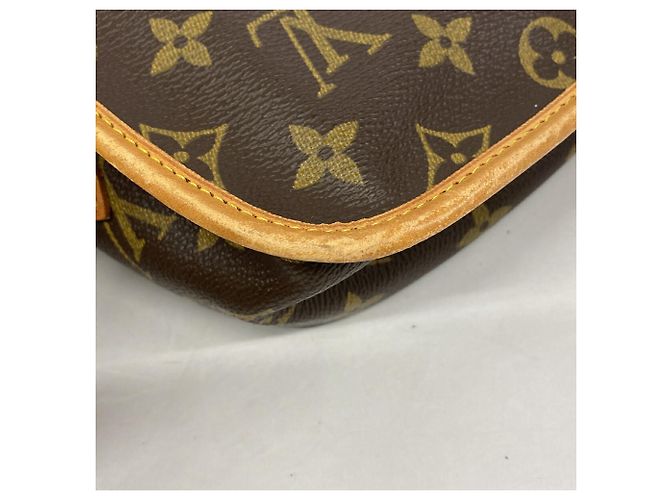 Borsa a tracolla Louis Vuitton Monogram Gibeciere PM Marrone - vista 6