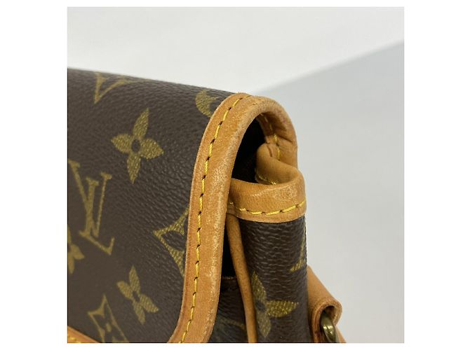 Borsa a tracolla Louis Vuitton Monogram Gibeciere PM Marrone - vista 9
